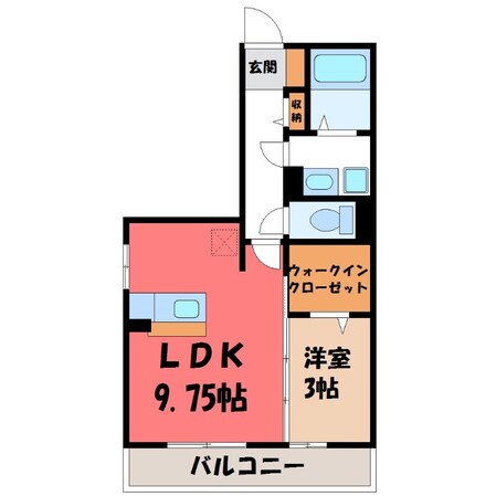 小山駅 徒歩47分 2階の物件間取画像